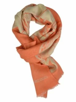 Accessoires Carlo Colucci Schal Campedelli In Orange Günstig Kaufen -Carlo Colucci Shop carlo colucci schal campedelli in orange 1