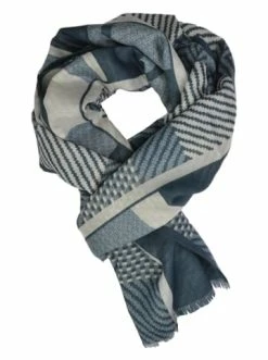 Accessoires Carlo Colucci Schal Campestrini In Grau Günstig Kaufen -Carlo Colucci Shop carlo colucci schal campestrini in grau 1