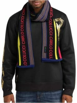 Accessoires Carlo Colucci Schal Carrillo In Blau Günstig Kaufen -Carlo Colucci Shop carlo colucci schal carrillo in blau 2