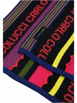 Accessoires Carlo Colucci Schal Carrillo In Blau Günstig Kaufen -Carlo Colucci Shop carlo colucci schal carrillo in blau 3