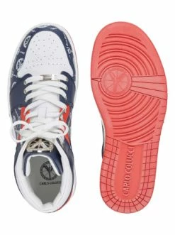 Carlo Colucci Schuhe Dal Maso In Blau / Rot Günstig Kaufen -Carlo Colucci Shop carlo colucci schuhe dal maso in blau rot 2