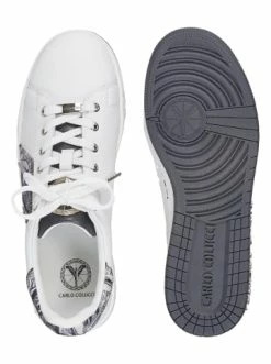 Carlo Colucci Schuhe Dal Pont In Weiß / Schwarz Günstig Kaufen