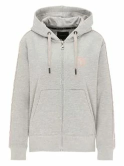 Outdoor & Sport Carlo Colucci Sweatjacke Cattaruzza In Grau Meliert Günstig Kaufen -Carlo Colucci Shop carlo colucci sweatjacke cattaruzza in grau meliert 1