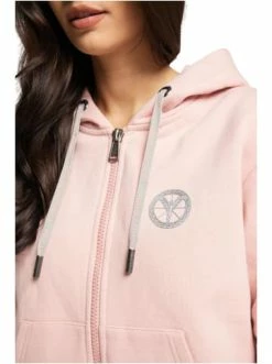 Outdoor & Sport Carlo Colucci Sweatjacke Cattaruzza In Rosa Günstig Kaufen -Carlo Colucci Shop carlo colucci sweatjacke cattaruzza in rosa 1