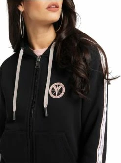 Outdoor & Sport Carlo Colucci Sweatjacke Cattaruzza In Schwarz Günstig Kaufen -Carlo Colucci Shop carlo colucci sweatjacke cattaruzza in schwarz 1