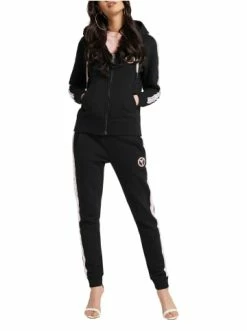 Outdoor & Sport Carlo Colucci Sweatjacke Cattaruzza In Schwarz Günstig Kaufen -Carlo Colucci Shop carlo colucci sweatjacke cattaruzza in schwarz 2