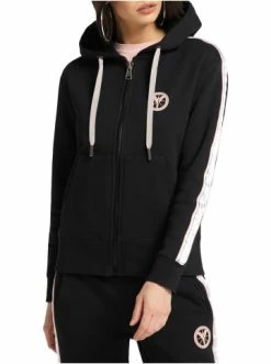 Outdoor & Sport Carlo Colucci Sweatjacke Cattaruzza In Schwarz Günstig Kaufen -Carlo Colucci Shop carlo colucci sweatjacke cattaruzza in schwarz 3