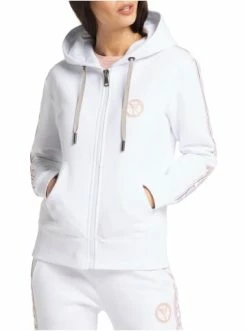 Outdoor & Sport Carlo Colucci Sweatjacke Cattaruzza In Weiß Günstig Kaufen -Carlo Colucci Shop carlo colucci sweatjacke cattaruzza in weiss 3