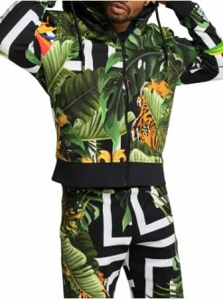 Outdoor & Sport Carlo Colucci Sweatjacke Croze In Schwarz Günstig Kaufen -Carlo Colucci Shop carlo colucci sweatjacke croze in schwarz 2