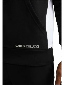 Outdoor & Sport Carlo Colucci Sweatshirt Cari In Schwarz Günstig Kaufen