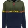 Bekleidung Carlo Colucci Sweatshirt Carrari In Grün Günstig Kaufen -Carlo Colucci Shop carlo colucci sweatshirt carrari in grun