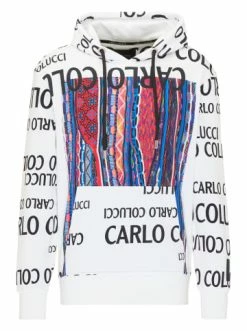 Outdoor & Sport Carlo Colucci Sweatshirt Condini In Weiß Günstig Kaufen