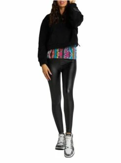 Outdoor & Sport Carlo Colucci Sweatshirt Dall'Asta In Schwarz Günstig Kaufen -Carlo Colucci Shop carlo colucci sweatshirt dallasta in schwarz 2