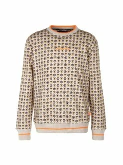 Outdoor & Sport Carlo Colucci Sweatshirt - RH C4633 - Brown Günstig Kaufen -Carlo Colucci Shop carlo colucci sweatshirt rh c4633 brown 2