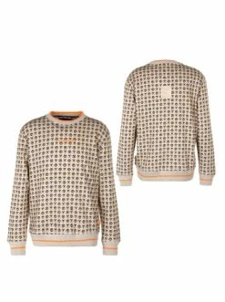 Outdoor & Sport Carlo Colucci Sweatshirt - RH C4633 - Brown Günstig Kaufen