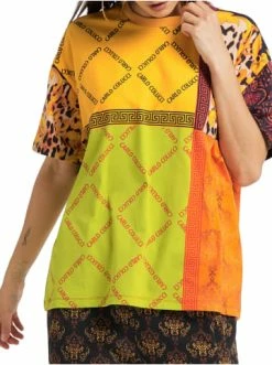 Bekleidung Carlo Colucci T-Shirt Caprio In Gelb Günstig Kaufen -Carlo Colucci Shop carlo colucci t shirt caprio in gelb 3