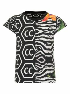 Bekleidung Carlo Colucci T-Shirt Cirolini In Schwarz Günstig Kaufen -Carlo Colucci Shop carlo colucci t shirt cirolini in schwarz 1