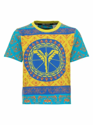 Bekleidung Carlo Colucci T-Shirt Codogno In Petrol Günstig Kaufen 4 Bekleidung Carlo Colucci T-Shirt Codogno In Petrol Günstig Kaufen - Image 2