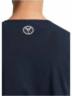 Bekleidung Carlo Colucci T-Shirt Collatuzzo In Navy Günstig Kaufen -Carlo Colucci Shop carlo colucci t shirt collatuzzo in navy 2