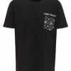 Bekleidung Carlo Colucci T-Shirt Collatuzzo In Schwarz Günstig Kaufen -Carlo Colucci Shop carlo colucci t shirt collatuzzo in schwarz