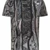 Bekleidung Carlo Colucci T-Shirt Crisci In Schwarz / Graumelange Günstig Kaufen