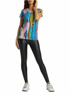 Bekleidung Carlo Colucci T-Shirt Cristina In Gelb Günstig Kaufen -Carlo Colucci Shop carlo colucci t shirt cristina in gelb 1