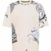 Bekleidung Carlo Colucci T-Shirt Dall'Aglio In Beige Günstig Kaufen -Carlo Colucci Shop carlo colucci t shirt dallaglio in beige