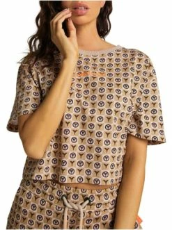 Bekleidung Carlo Colucci T-Shirt Dalle In Beige Günstig Kaufen -Carlo Colucci Shop carlo colucci t shirt dalle in beige 1