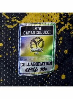 Bekleidung Carlo Colucci Tanktop - Maxwell - Black / Multi Günstig Kaufen -Carlo Colucci Shop carlo colucci tanktop maxwell black multi 2