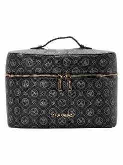 Beauty & Parfum Carlo Colucci Tasche Craighero In Schwarz Günstig Kaufen -Carlo Colucci Shop carlo colucci tasche craighero in schwarz 3