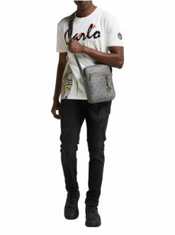 Accessoires Carlo Colucci Umhängetasche Costantino In Grau Günstig Kaufen -Carlo Colucci Shop carlo colucci umhangetasche costantino in grau 3