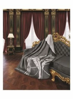 Heimtextilien Carlo Colucci Wohndecke "Raphaela" In Grau Günstig Kaufen