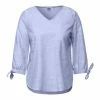 Blusen & Tuniken Cecil Bluse In Blau Günstig Kaufen -Carlo Colucci Shop cecil bluse in blau