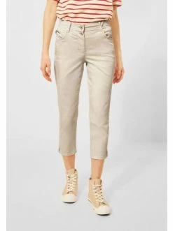 Hosen Cecil Capri In Sand Beige Günstig Kaufen -Carlo Colucci Shop cecil capri in sand beige 1