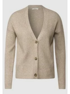 Jacken Cecil Cardigan Buttoned Rib In Beige Günstig Kaufen