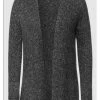 Jacken Cecil Cardigan TOS Bouclé In Dunkelgrau Günstig Kaufen -Carlo Colucci Shop cecil cardigan tos boucle in dunkelgrau