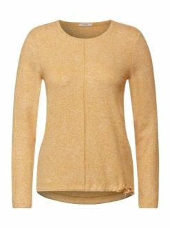 Große Größen Cecil Cosy Shirt In Melange Optik In Gelb Günstig Kaufen