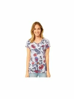 Große Größen Cecil Fullprint Shirt In Gelb Günstig Kaufen