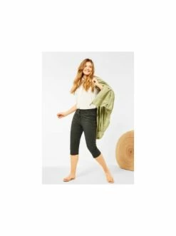 Große Größen Cecil Hosen & Shorts In Olive Günstig Kaufen