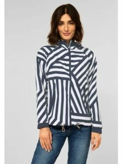 Große Größen Cecil Jacke In Deep Blue Günstig Kaufen -Carlo Colucci Shop cecil jacke in deep blue 1