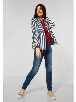 Große Größen Cecil Jacke In Deep Blue Günstig Kaufen -Carlo Colucci Shop cecil jacke in deep blue 3