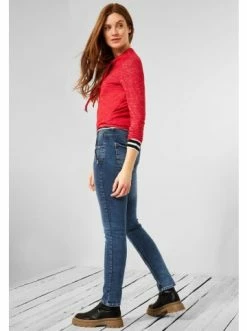 Große Größen Cecil Jeans In Mid Blue Authentic Washed Günstig Kaufen -Carlo Colucci Shop cecil jeans in mid blue authentic washed 3