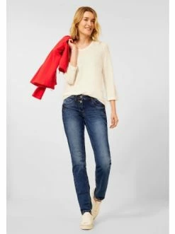 Große Größen Cecil Jeans In Mid Blue Used Wash Günstig Kaufen -Carlo Colucci Shop cecil jeans in mid blue used wash 2