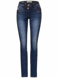 Große Größen Cecil Jeans In Mid Blue Used Wash Günstig Kaufen