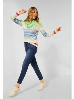 Große Größen Cecil Jeans In Mid Blue Wash Günstig Kaufen -Carlo Colucci Shop cecil jeans in mid blue wash 7