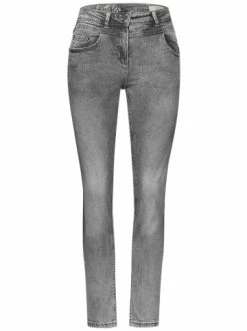 Große Größen Cecil Jeans In Mid Grey Used Wash Günstig Kaufen