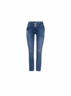 Große Größen Cecil Jeans In Mittel-blau Günstig Kaufen -Carlo Colucci Shop cecil jeans in mittel blau 2