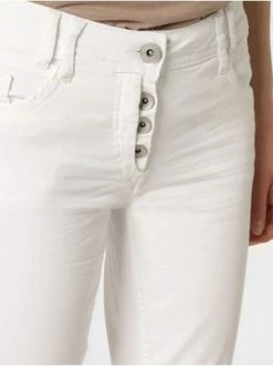 Große Größen Cecil Jeans Scartlett In Weiß Günstig Kaufen -Carlo Colucci Shop cecil jeans scartlett in weiss 3