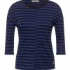 Shirts, Tops & Longsleeves Cecil Langarmshirt In Cosmic Blue Günstig Kaufen