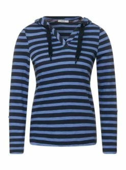Große Größen Cecil Langarmshirt In Deep Blue Günstig Kaufen